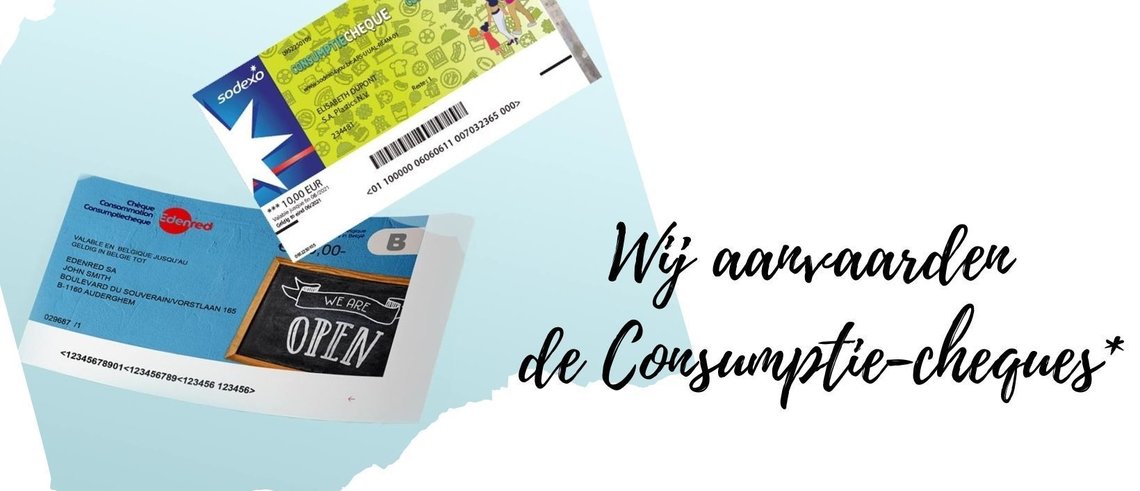  De consumptiecheques, het is mooi meegenomen!